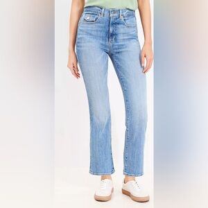 LOFT Flare Kick Crop Jeans - High Rise